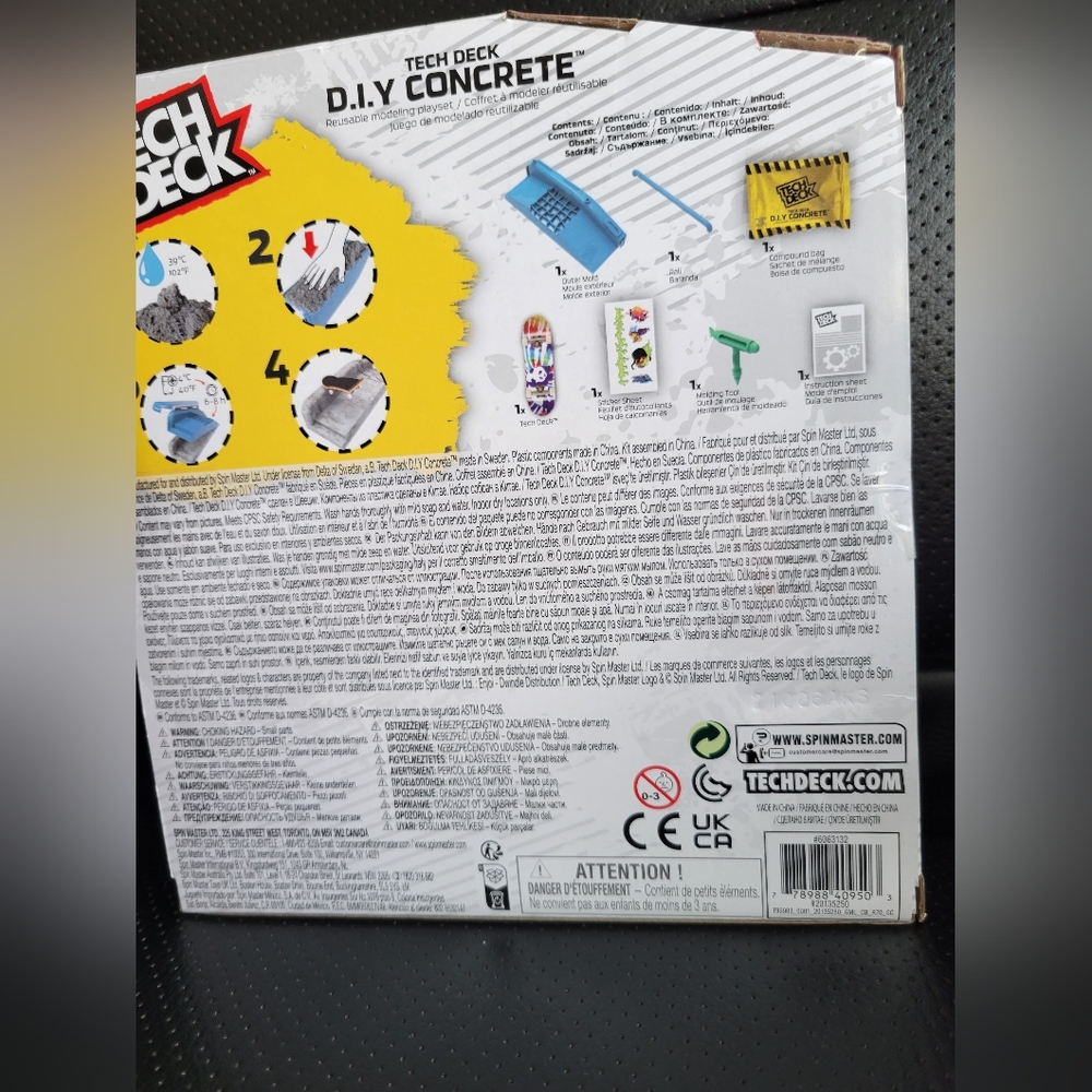 TECH DECK DIY Reusable Concrete Playset - Picture 3 of 7